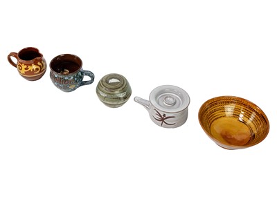 Lot 348 - A collection of Devon & Somerset studio pottery.