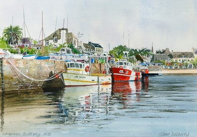 Lot 207 - Jane DELANEY (XX-XXI, Cornwall Watercolour Society)