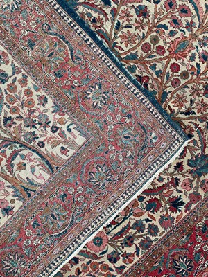 Lot 604 - A Kashan rug, Central Persian, circa 1920.