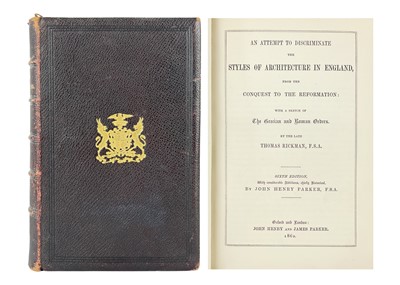 Lot 54 - (Armorial binding: St Johns College, Cambridge) RICKMAN, Thomas