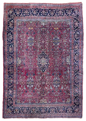 Lot 81 - A Tabriz carpet, North West Persia, circa 1920.