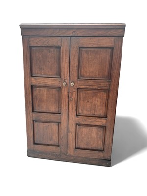 Lot 1238 - An oak book cupboard