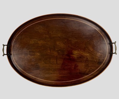 Lot 1685 - A George III tray