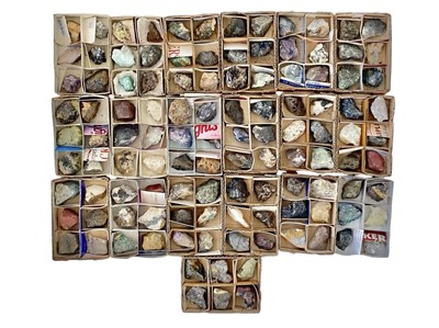 Lot 59 - A collection of 114 named Cornich mineral specimens.