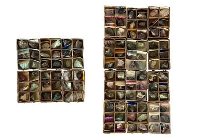 Lot 185 - A collection of 108 named Cornish mineral specimens.