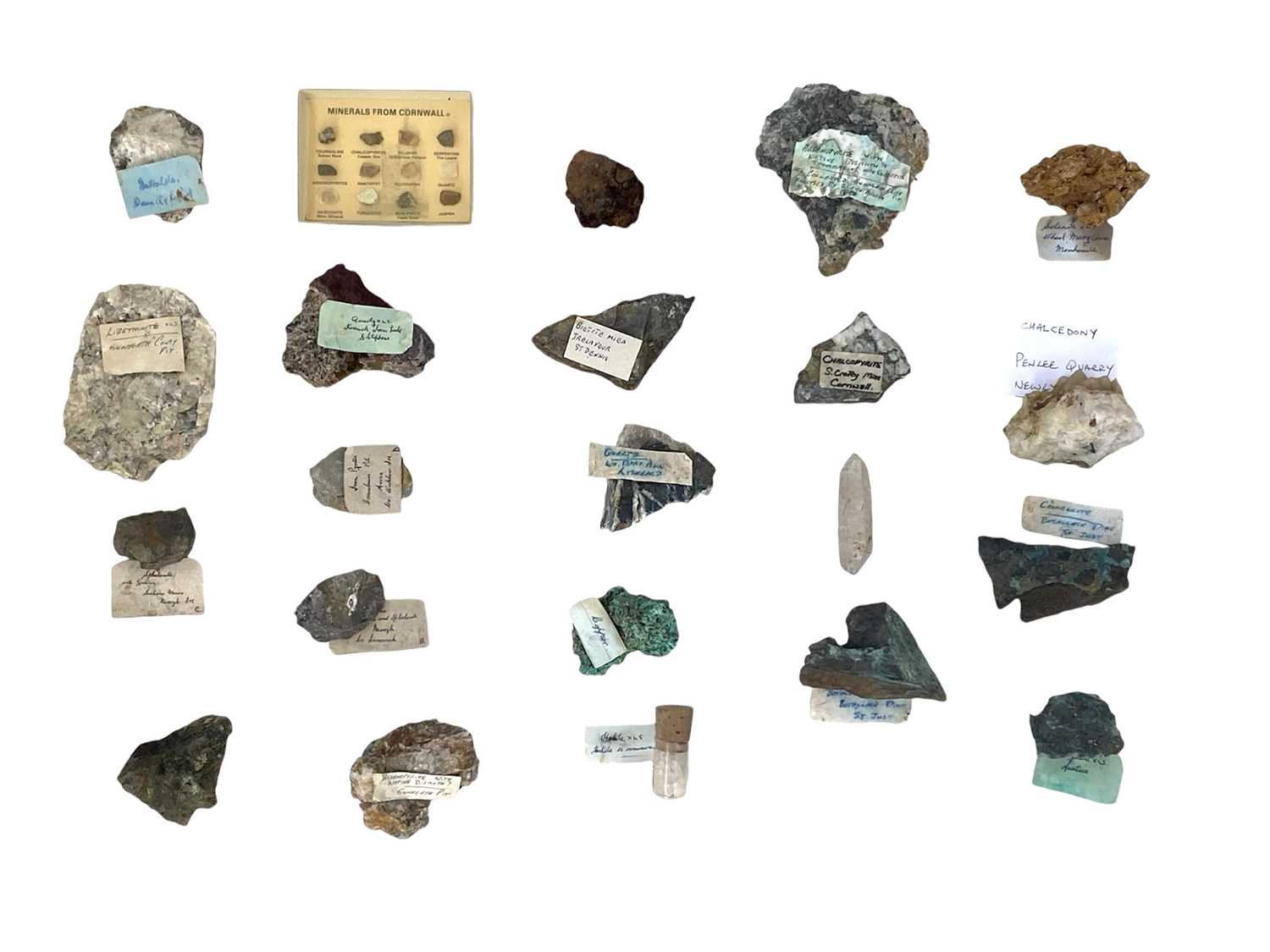 Lot 207 - A collection of 21 mostly named Cornish