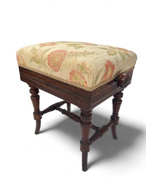 Lot 1696 - A piano stool