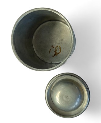Lot 1561 - A Liberty & Co Tudric pewter tobacco jar and cover