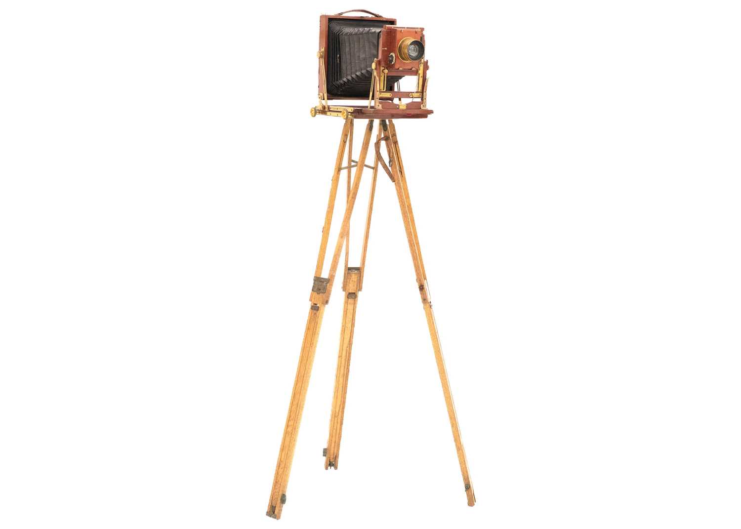 Lot 68 - A Thornton Picard plate camera and tripod.