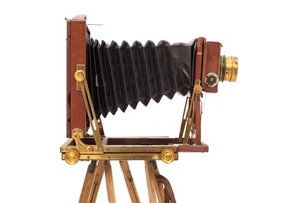 Lot 68 - A Thornton Picard plate camera and tripod.