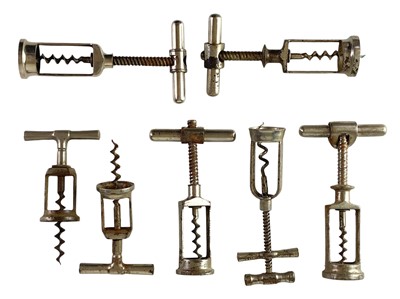 Lot 77 - A collection of mechanical corkscrews