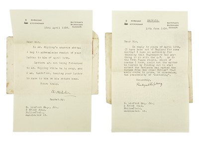 Lot 230 - (Signed) Rudyard Kipling