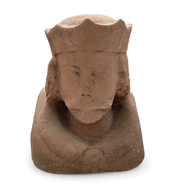 Lot 1115 - A stone bust