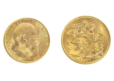 Lot 75 - 1907 Royal Mint King Edward VII gold sovereign