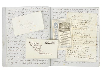 Lot 228 - MS Victorian Diary