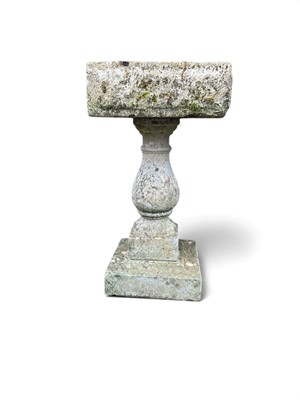 Lot 1563 - A bird bath