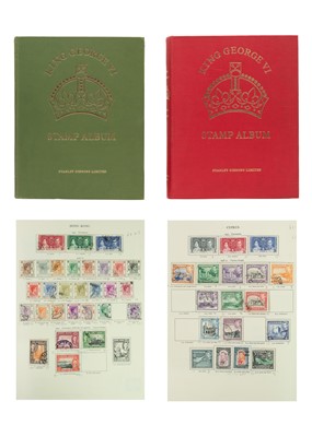 Lot 411 - King George VI stamp albums (x2)