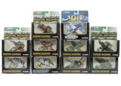 Lot 835 - Corgi Model Aircraft - Fighting Machines etc. x 10