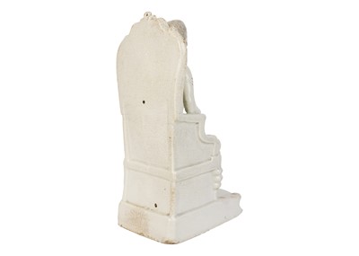 Lot 721 - A Victorian Staffordshire flatback figure of a seated Wellington.