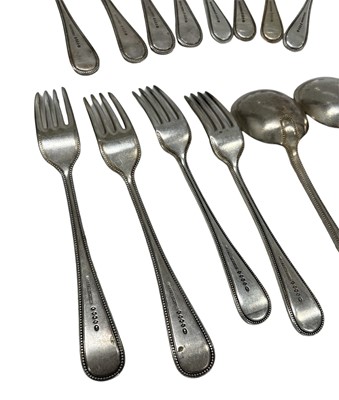Lot 20 - Five silver coffee spoons, 64g Sheffield 1927,...