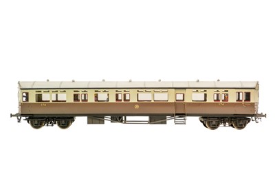 Lot 522 - O Gauge GWR Auto-trailer with interior detail