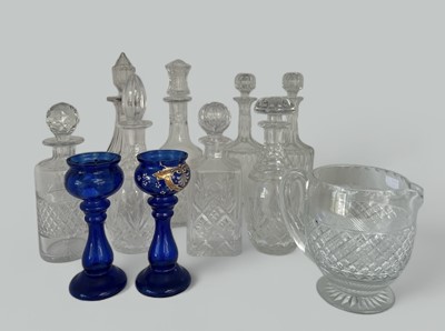 Lot 1479 - Cut glass decanters