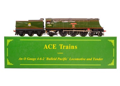 Lot 526 - Ace Trains 'O' Gauge West Country locomotive and tender - West Country interest