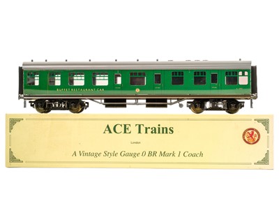 Lot 527 - Ace Trains 'O' Gauge BR green Southern Region livery Buffet / Restaurant Car