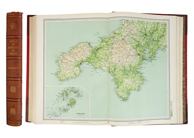 Lot 532 - Ideal for Railway Enthusiasts - large scale Elephant Folio Survey Atlas of England & Wales