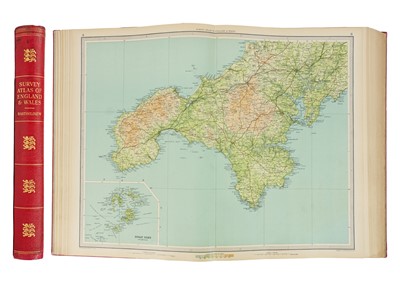 Lot 533 - Ideal for Railway Enthusiasts - large scale Elephant Folio Survey Atlas of England & Wales