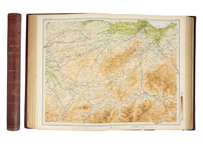 Lot 534 - Ideal for Railway Enthusiasts - large scale Elephant Folio Survey Atlas of Scotland