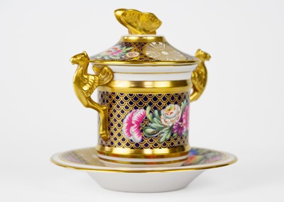 Lot 763 - A Spode limited edition 'The Shipwrights Cup' and saucer dish.