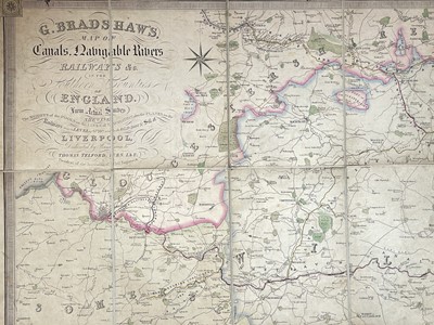 Lot 175 - (Canal Map) G. Bradshaw