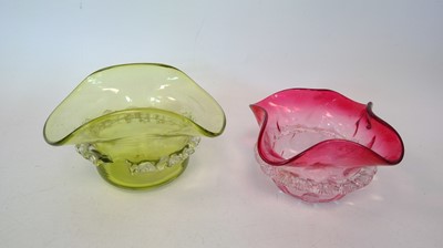 Lot 48 - An Orrefors Sweden glass, a Thomas Webb...