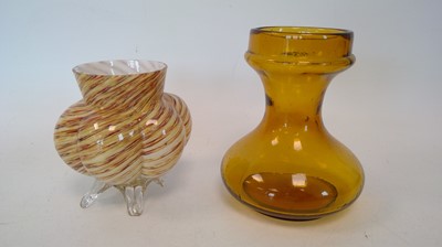 Lot 48 - An Orrefors Sweden glass, a Thomas Webb...