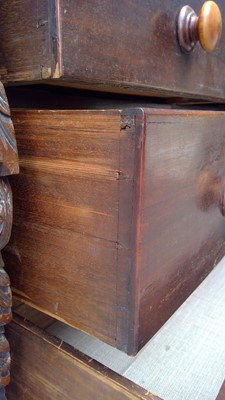 Lot 11 - A Victorian Chest of Drawers. 124cm tall by...