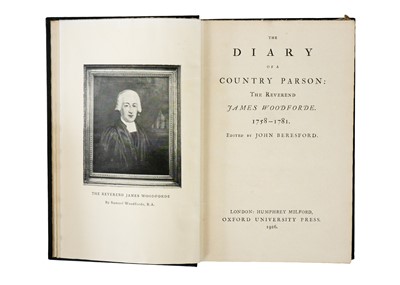 Lot 149 - The Reverend James Woodforde