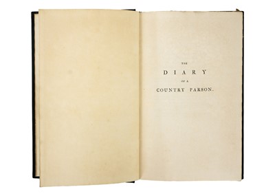 Lot 149 - The Reverend James Woodforde
