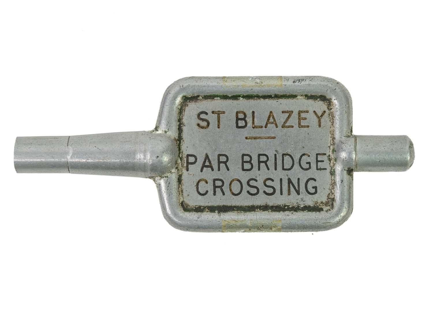 Lot 556 - Signal Box Single Line Pass Key - Cornish Interest (St Blazey and Par)
