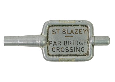 Lot 556 - Signal Box Single Line Pass Key - Cornish Interest (St Blazey and Par)