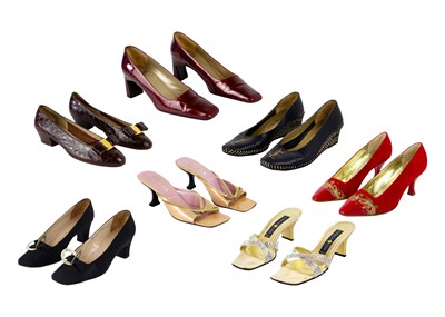 Lot 341 - A collection of designer shoes.