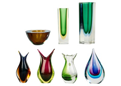 Lot 408 - Murano glass in the manner of Flavio Poli.