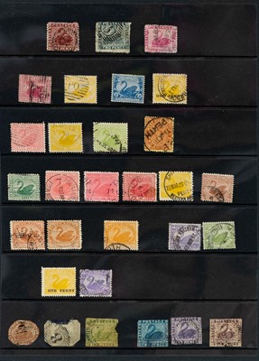 Lot 421 - Australian States - Queensland and Western Australia on stockcards