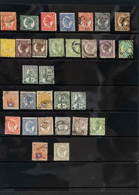 Lot 421 - Australian States - Queensland and Western Australia on stockcards