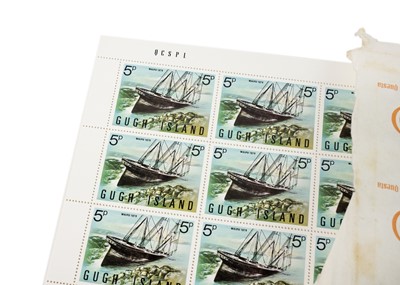 Lot 328 - Gugh Island (Isles of Scilly) Cornwall Interest Stamps 1970's including design proofs, trials etc.