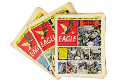 Lot 955 - Complete weekly Eagle Comics from 7/1/55 to 31/12/55