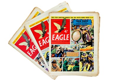 Lot 956 - Complete weekly Eagle Comics from 6/1/56 to 28/12/56