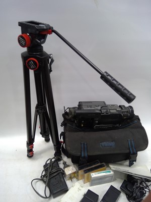 Lot 109 - A Sony Video 8 Handycam Camera with two...
