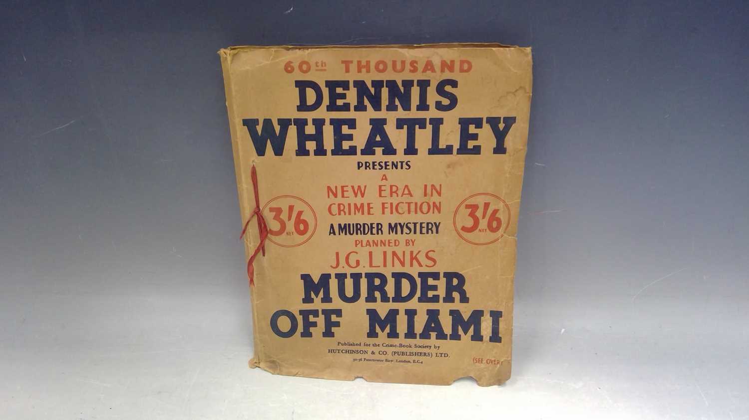Lot 209 - Dennis Wheatley, Murder Off Miami.