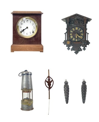 Lot 524 - A Black Forest cuckoo wall clock.